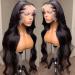 Bele Body Wave 13x4 Transparent Lace Front Wig 24 inch 180% Density - Brazilian Human Hair for Black Women - Buy Online on GoSupps.com