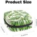 Womens Bonds Storage Pockets Stillpad Holder - Tropical Green Leaves Pattern Portable Period Kit | Feminine Product Bag for Women & Girls - Buy Online on GoSupps.com