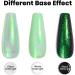 PEARL GLITTER GEL POLISH - Clear Green Shell Mermaid Effect | UV/LED Cured 7.5ml Gel Nail Polish for Shiny Pastel Nail Art Manicure - Buy Online on GoSupps.com
