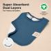 8-Pack Organic Baby Bibs for Boys & Girls - Dool Libbon | Eco-Friendly Stylish Baby Bibs for Mealtime - Buy Online on GoSupps.com