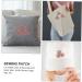 20pcs Clothing Accessories Tiara Flower Applique Flower Stitch Patches Three Petals The Flowers Assorted Color 4.3X4.3X0.1cm - Buy Online on GoSupps.com