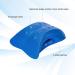 Lower Back Stretcher Device - Back Cracker Pillow for Pain Relief | Spinal Deck Lumbar Traction Cushion for Home Office & Travel (Blue - Buy Online on GoSupps.com