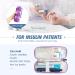YOUSHARES Insulin Cooler Travel Case - Diabetic Portable Cooling Organizer - Medication Insulation Epi Pen Carrying Bag - Marble Purple - Buy Online on GoSupps.com