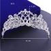 Cathercing Bridal Rhinestone Crown Tiara Set - Wedding Jewelry for Pageant, Prom, and Theme Parties (Peacock) - Buy Online on GoSupps.com