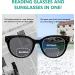 Stylish Eyekeper Bifocal Glasses for Women | Tinted Gray Turtle +3.00 | Ideal for Reading Under the Sun - Buy Online on GoSupps.com