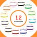 tonyg-p 12pcs Puppy ID Collars Whelping Collars Adjustable Puppy ID Bands Identification Puppy Collar for Dog Kitten Newborn Pet Multi Coloured (S 12-20CM) - Buy Online on GoSupps.com