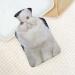 Animal White Cat Hot Water Bottle with Plush Cover - Hand Warmer for Adults & Kids | 26.5x15.3cm - Buy Internationally! - Buy Online on GoSupps.com