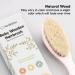 Soft Goat Bristle Baby Hair Brush for Infant, Toddler, Kids - Gentle Cradle Cap Brush - Scalp Grooming Product (Blush, Oval) - Buy Online on GoSupps.com