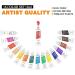 Shuttle Art Acrylic Paint Set - 16 Vibrant Colors | Non-Toxic, Artist Quality Pigments | Ideal for Kids, Adults, and Professionals | Includes 3 Brushes | For Canvas, Wood, Fabric, Ceramic Crafts - Buy Online on GoSupps.com