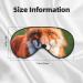 Fox Print Sleep Eye Mask | Soft Eyeshade for Travel & Naps | Perfect for Women & Men - International Shipping Available - Buy Online on GoSupps.com