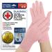 Doctor Developed Full Fingered Arthritis Gloves/Compression Gloves (Pink) and DOCTOR WRITTEN HANDBOOK - Relief for Joint Conditions (osteo/rheumatoid) Raynauds Disease & Carpal Tunnel (M) Pink M