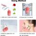 Joyeee Silicone Ice Face Roller for Skin Care - Reduce Puffiness, Shrink Pores, and Improve Elasticity | Striped Pink - Buy Online on GoSupps.com