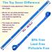PBnJ Baby Toy Saver Strap Holder Leash (4pc) - Gray Chevron/Navy/Lt Blue/Gray - Buy Online on GoSupps.com