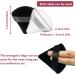 12 Pcs Powder Puff Makeup Puff Triangle Powder Puff Soft Powder Sponge Reusable Makeup Triangle Sponges with Strap for Loose Powder Body Cosmetic Foundation Wet Dry Makeup Tool Black and White - Buy Online on GoSupps.com