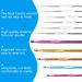 IMZAY 54-Piece Crochet Hooks Kit with Purple Case | Ergonomic Knitting Needles Set for Beginners - DIY Hand Knitting Craft Tools - Buy Online on GoSupps.com