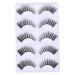 POPETPOP 5 Pairs 3d False Eyelashes Long False Eyelashes Makeup Accessories Diy Fake Eyelash Art Eyelashes Fake Lashes for Beginners Dense Eyelashes G800 Supplies Curly Chemical Fiber