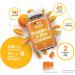 Vitamine C Gummies avec Zinc - 90 Gommes V ganes - 120mg de Vitamine C & 12mg de Zinc par portion Compl ment alimentaire - Saveur naturelle d orange - Nu U Nutrition - Buy Online on GoSupps.com