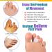 Gel Toe Spreader & Separator for Small Toes | Silicone Toe Extensor for Overlapping Toes Relief | Pain & Pressure Relief - Buy Online on GoSupps.com