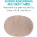 Steins Moleskin Pre-Cut Oval Foot Pads - Heel & Toe Blister Protectors - 100 Count - Buy Online on GoSupps.com