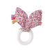 kikadu teething ring rabbit Millefleurs - baby toy made from 100% GOTS-certified organic cotton