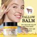 Whipped Beef Tallow and Honey Balm - All-Natural Moisturizer for Face & Body | 2 OZ Grass-Fed Tallow & Raw Honey Blend for Skin Hydration - Buy Online on GoSupps.com