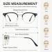 Cyxus Women s Blue Light Filter Glasses - Cat Eye & Round Vintage Style UV400 Protection Anti-Blue Light - 10 Black & Silver TR90 - Buy Online on GoSupps.com