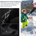 Kids Boys Windproof Waterproof Snow Pants | Soft Shell Insulated Trousers Dark Grey 4-5T - Buy Online on GoSupps.com