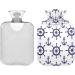 NAANLE OCEAN 1L Transparent Hot Water Bottle - Versatile Anchor Design for Pain Relief & Cozy Warmth | Ideal for Bed Hands & Feet - Buy Online on GoSupps.com