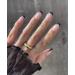 Sethexy Short Square False Nails French Press on Nails 24Pcs Acrylic Nails to Stick on for Women and Girls Olive Green