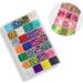 Electric Bliss Beauty Chunky Glitter Gel Pro Palette - 28 Holographic Colors for Body, Face, and Hair - Vegan & Cruelty-Free - 28 Pack - Buy Online on GoSupps.com
