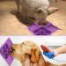 Buy Katiak Leckmatt Dog Lick Mat with Suction Cup | 21x21cm Non-Slip BPA-Free Purple | Anxiety Relief for Dogs + Silicone Spatula - Buy Online on GoSupps.com