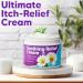 NUVIMI Soothing Relief Cream w/Natural Oat Kernel Extract to Help Alleviate Itchy Skin - Hydrating Calming & Healing Moisturiser Steroid-Free - Buy Online on GoSupps.com