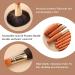 Travel Makeup Brush Set | Mini 9pcs with Storage Bag & Bonus Protective Case - Perfect for Foundation Powder Concealers Contour Blush & Eye Shadows - Buy Online on GoSupps.com