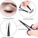 6 Piece Tweezers Set Eyebrow Tweezers Scissors Set with Stainless Steel Point Slant Flat Tip Tweezers and Eyebrow Razor and Scissors for Eyebrows Plucking Facial Body / Ingrown Hair Removal-Packed in Leather Case - Buy Online on GoSupps.com