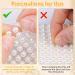 Self Adhesive Pearls and Rhinestones Stickers - Shynek Stick on Gems for Hair, Face, Makeup, Crafts - 1982pcs in 6 Sizes - Buy Online on GoSupps.com