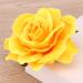 BinaryABC Yellow Artificial Rose Flower Hairpin & Brooch for Women Party - Buy Online on GoSupps.com