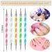 AROIC 28 Pcs Acrylic Nail Brush Set with UV Gel & 3D Extension Brushes - Nail Art DIY Kit with Dotting Nail Pen in White Box - Buy Online on GoSupps.com
