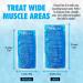 Large Reusable Gel Ice Packs (2 Pack) for Hot and Cold Therapy - Knee, Shoulder, Back, Wrist - Pain Relief and Rehabilitation - 6x12 Inch - Blue - Buy Online on GoSupps.com