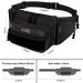 Tactical Fanny Pack with USA Flag Patch | Waterproof Waist Bag for Camping, Hiking & Hunting | Military Pistol Pouch Belt Bumbag - Buy Online on GoSupps.com