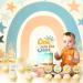 One in the Sun Cake Topper Set - Here Comes the One Cupcake Toppers Retro Boho Sun Smash Cake Topper Cupcake Picks for First Birthday Party Decorations - Buy Online on GoSupps.com