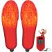 Riomza Rechargeable Heated Insoles - USB Electric Foot Warmer Inserts for Winter Boots - Remote Control, Accurate Temperature (M Red) - Buy Online on GoSupps.com
