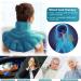 REVIX Heated Neck Wrap - Microwave Heating Pad for Neck and Shoulders - Peacock Blue - Buy Online on GoSupps.com