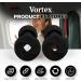 Vortex. Ear Plugs for Sleep Reusable Silicone Hearing Protection Noise Reduction for Sleeping 8 Ear Tips in XS/S/M/L 33db Noise Cancelling for Snoring Flights Concerts and Noise Sensitivity Black - Buy Online on GoSupps.com