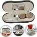 Pretyzoom 2-in-1 Glasses Case & Travel Kit - PU Leather Sunglasses Holder & Contact Lens Case | International Shipping - Buy Online on GoSupps.com