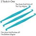Clear Aligner Invisible Braces Removal Tool | Patented Design | 3 Tools in 1 Pack - Perfect for Easy Use - Buy Online on GoSupps.com