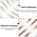 WOONEKY 8pcs Imitation Eco Eyebrow Sticker Transfer Eyebrow 6d Hair-like Eyebrows Fake Transfer Stickers - Buy Online on GoSupps.com