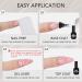 Buy NXJ INFILILA Gel Liner Nail Polish Set - 2 Color French Tip White & Black - Perfect for Nail Art & Swirl Designs - Ideal Gifts for Women - Buy Online on GoSupps.com
