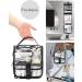 Hanging Toiletry Bag TSA Approved for Women and Men - Waterproof Clear 3-1-1 Compliant Travel Bag - Quart Sized Luggage Pouch - Buy Online on GoSupps.com