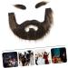 Mikinona 1 Set Beard Dress up Beard Fake Beards for Costumes Self Adhesive Beard DIY Fake Mustache Plush - Buy Online on GoSupps.com
