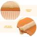 Anneome Lot de 4 Peignes Antipelliculaires en Bambou Naturel Double Face Dents Fines pour Cuir Chevelu Sensible Nettoyage Doux Couleur Abricot pour Animaux et Usage Personnel - Buy Online on GoSupps.com